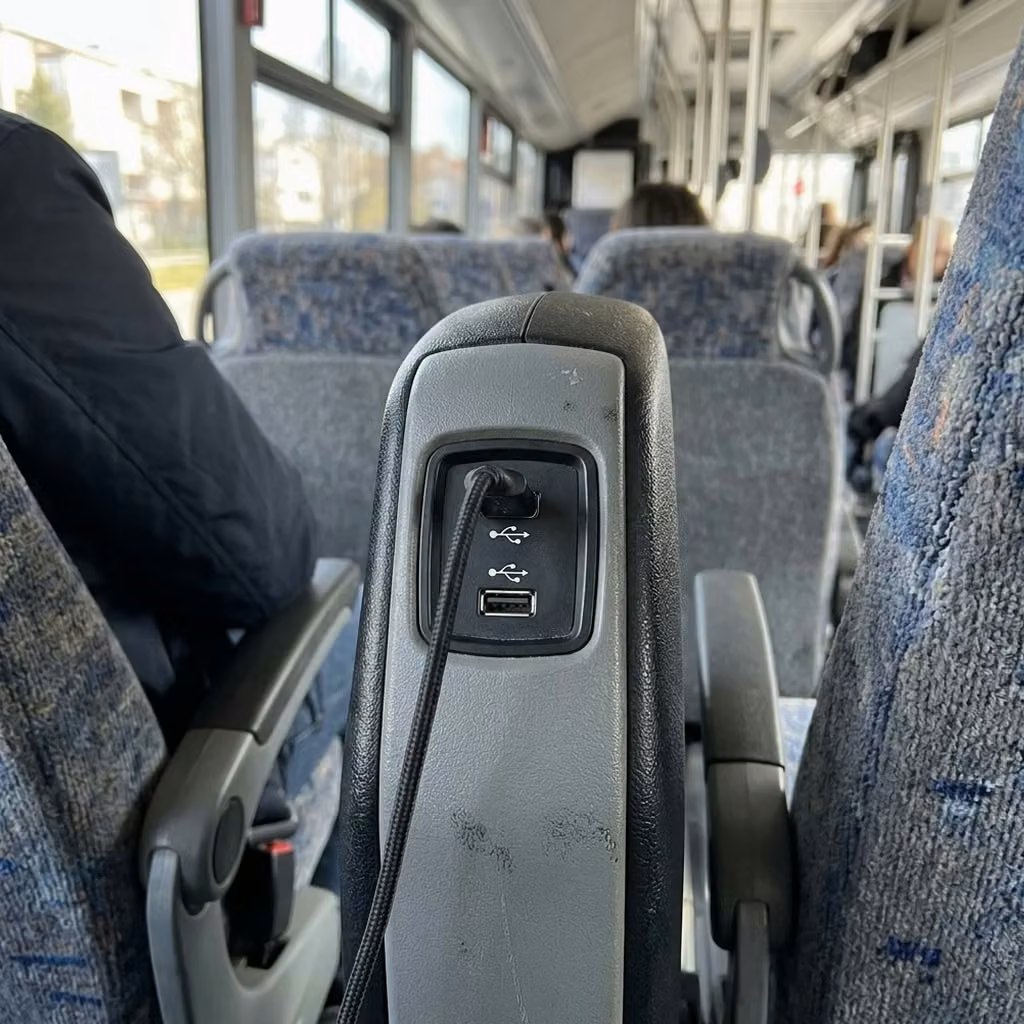 rockledge 30 passenger minibus usb charging