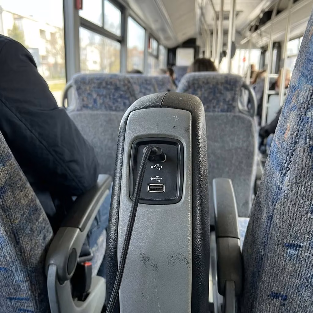 rockledge 35 passenger minibus usb charging