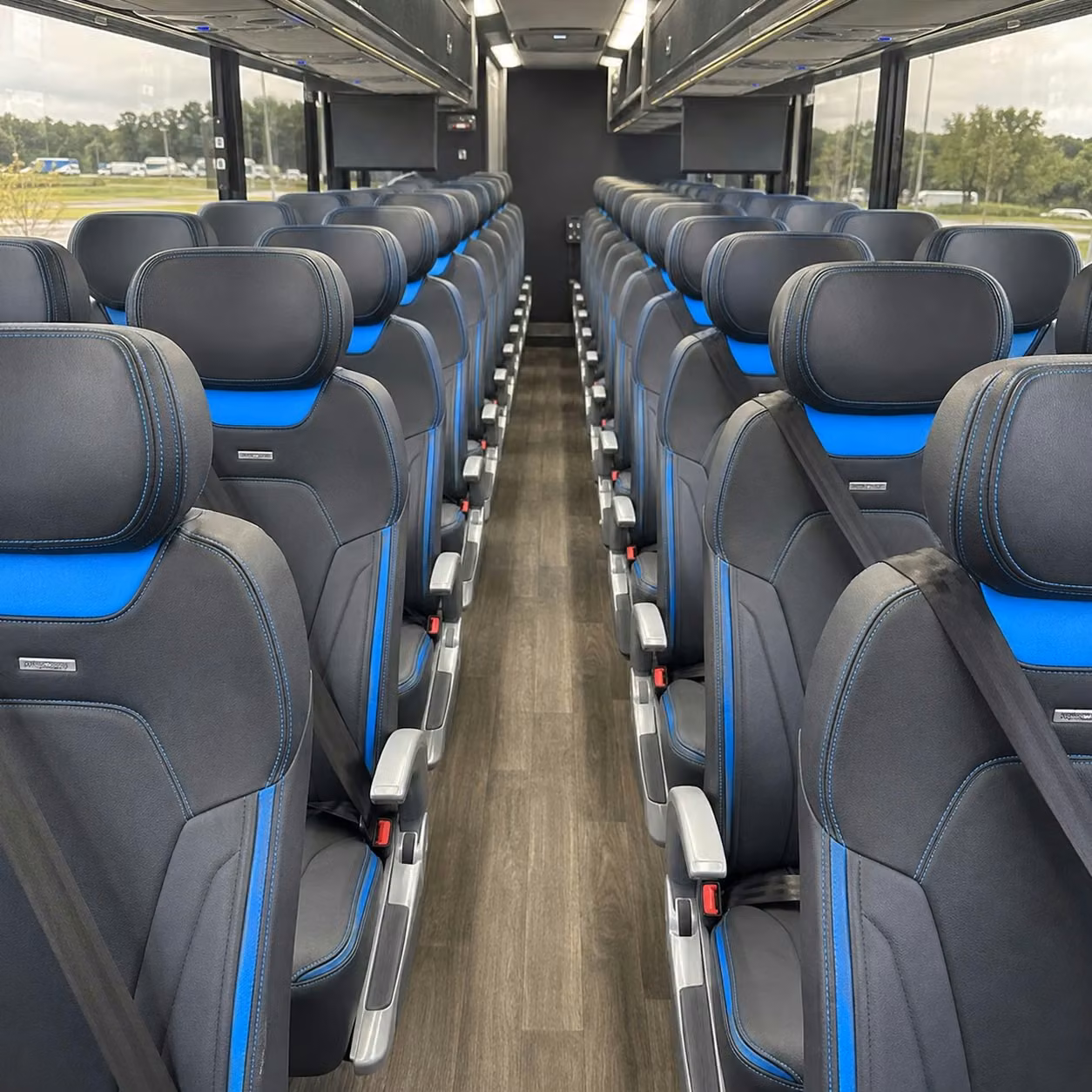 rockledge charter bus interior 1