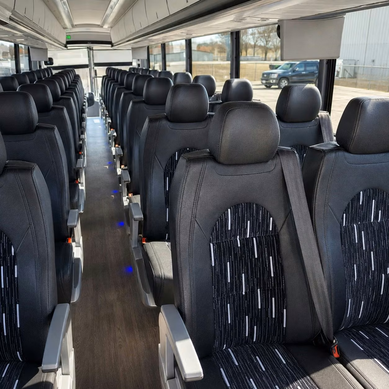 rockledge charter bus interior 2