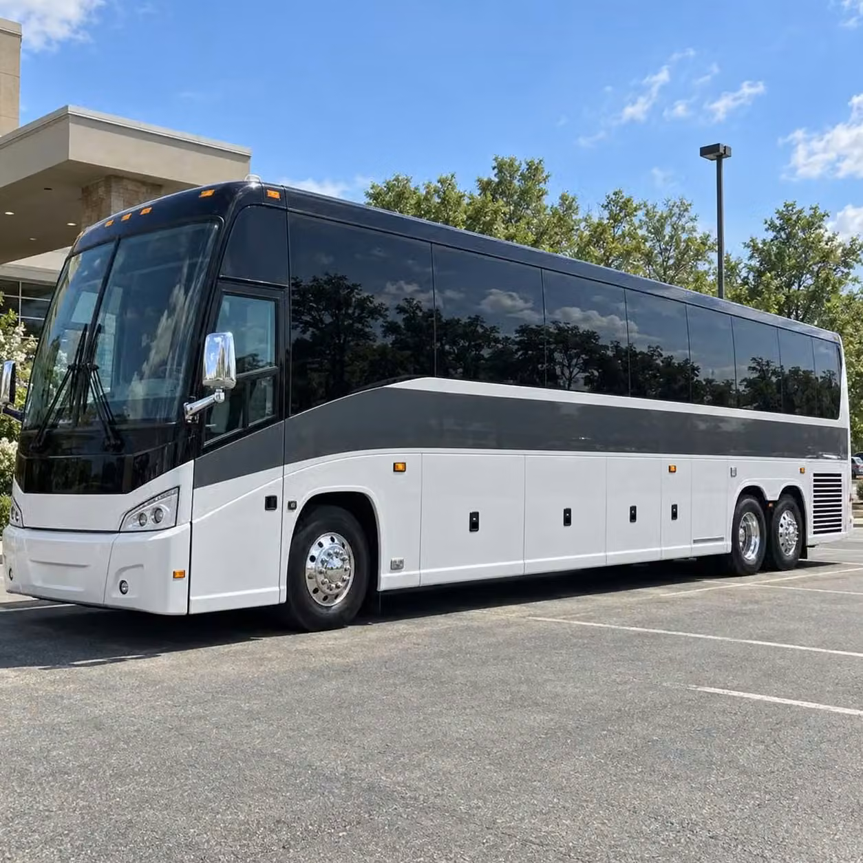 rockledge charter bus transportation to acrisure bounce house