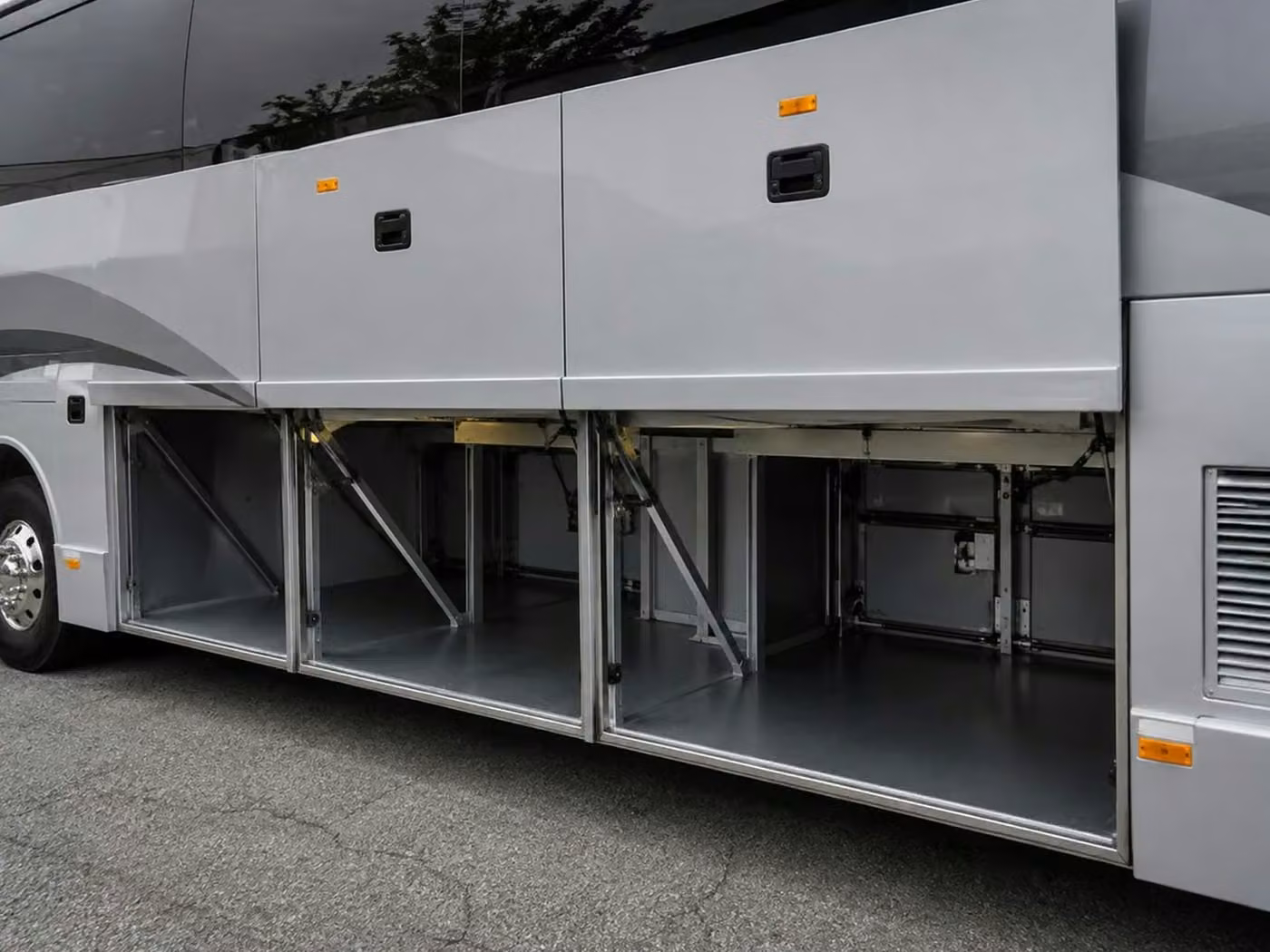 rockledge charter bus under bus storage