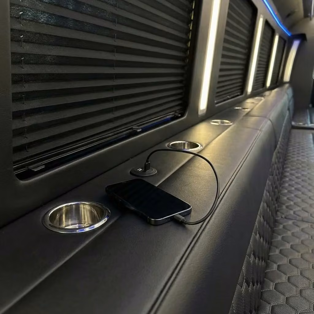 rockledge party bus usb charging