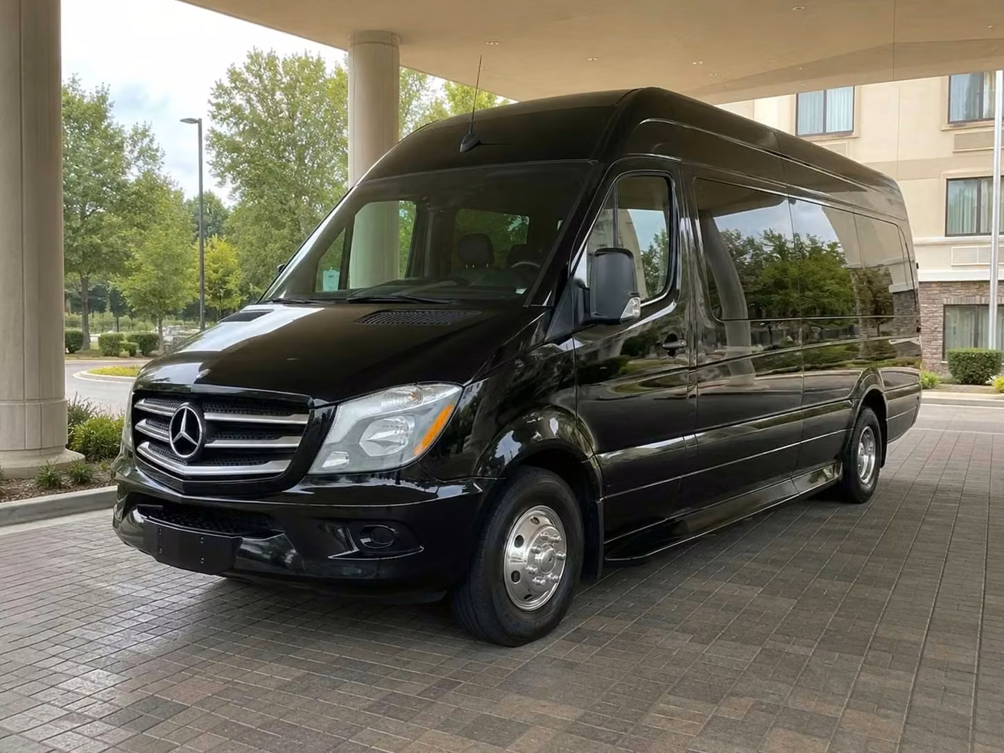 rockledge sprinter van rental with driver tinted windows