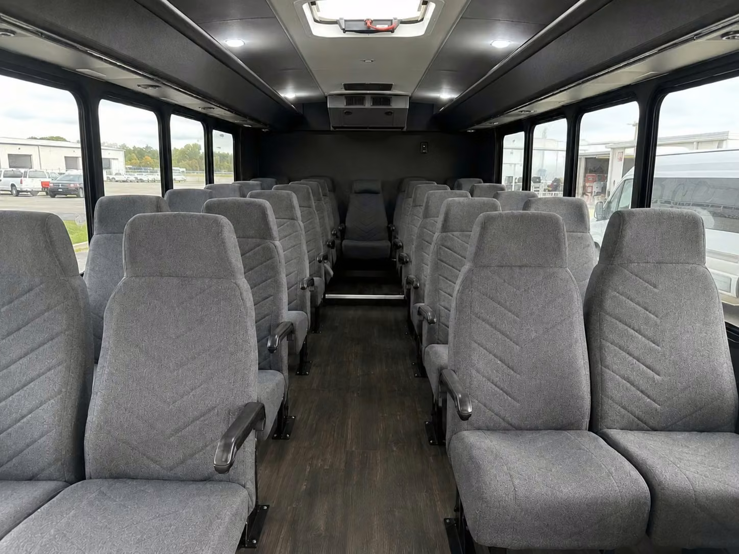 15 passenger minibus interior
