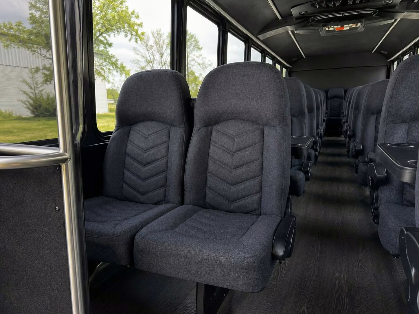 25 passenger minibus interior