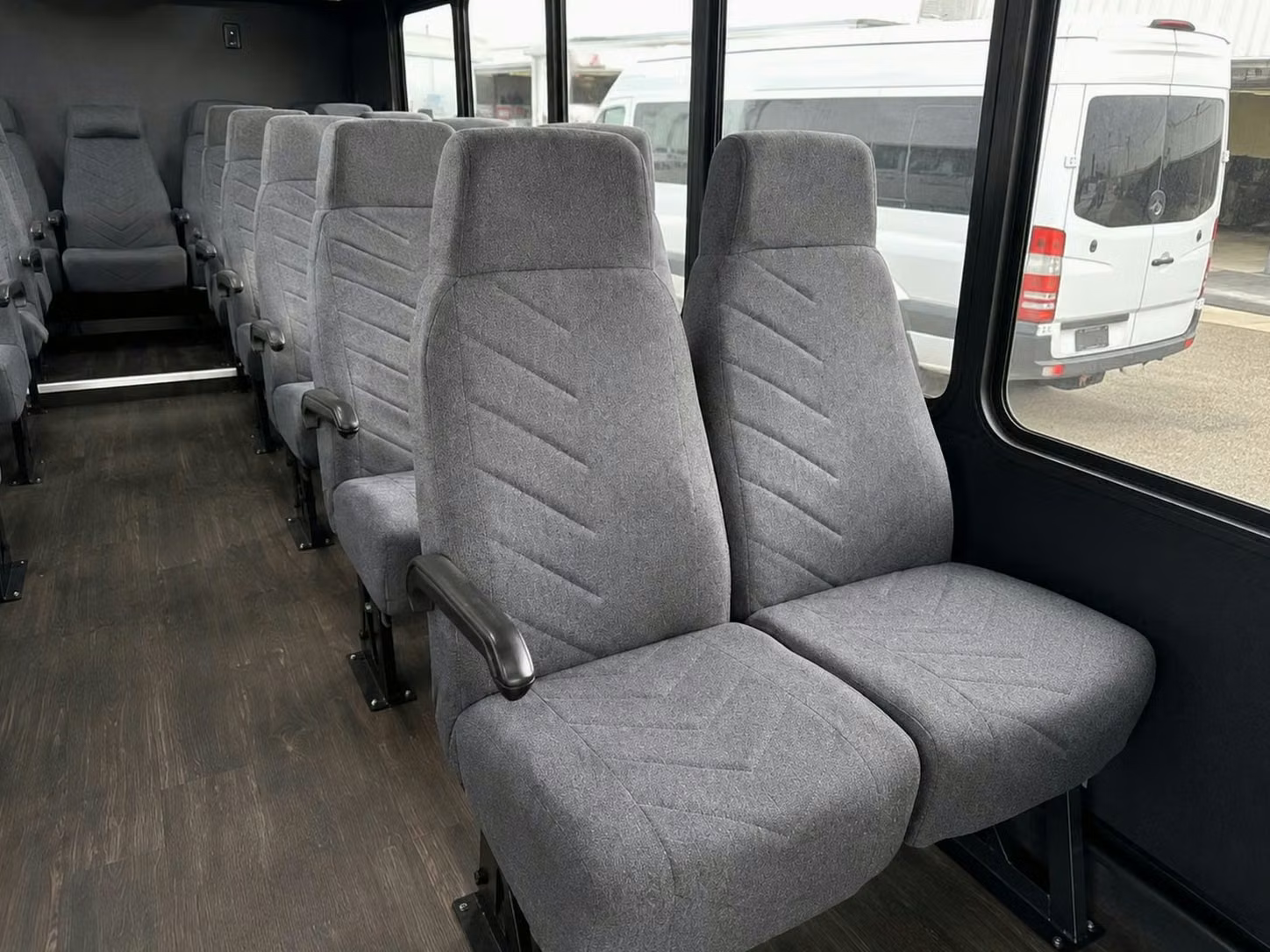 18 passenger minibus inside